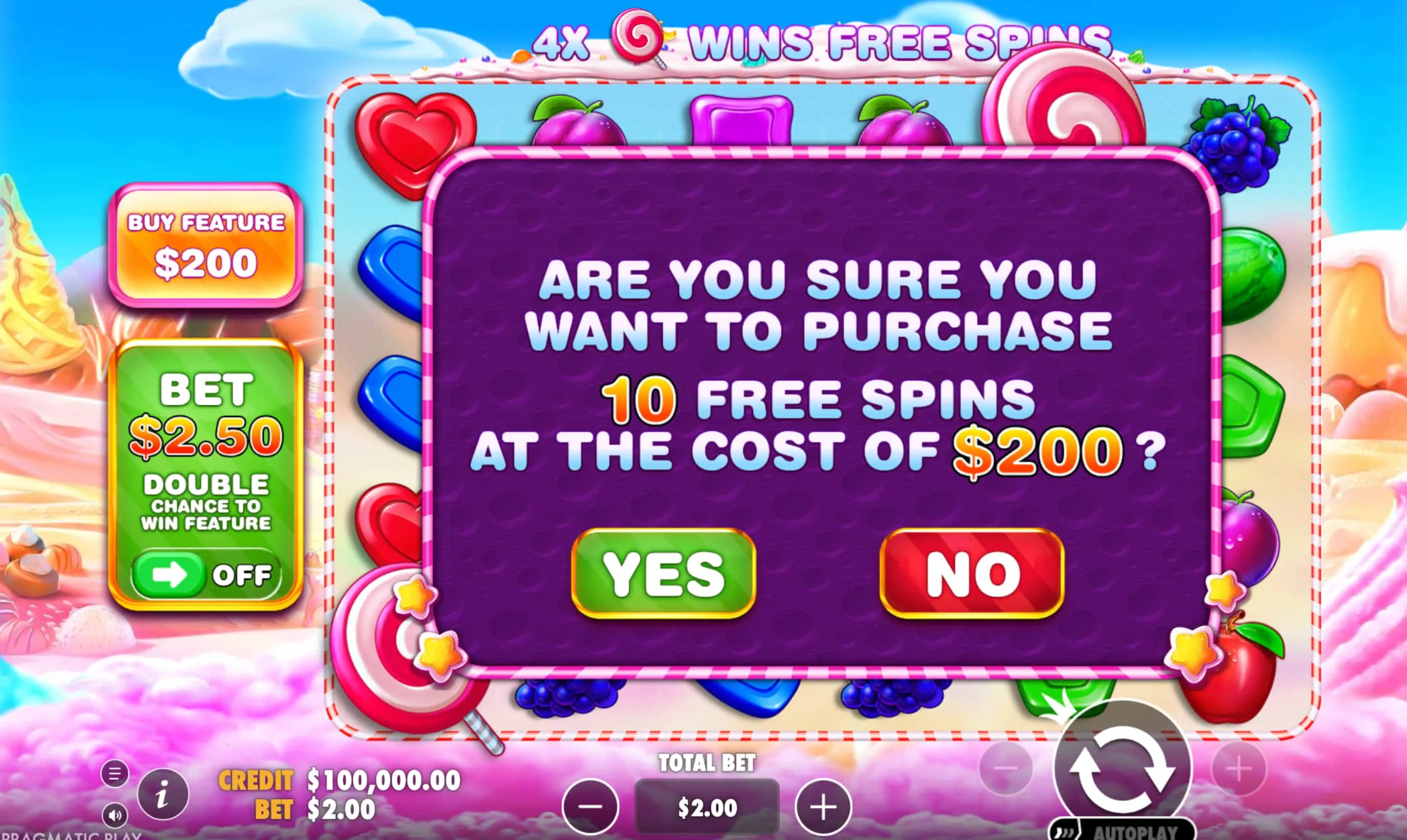 Spielablauf und Steuerung bei Sweet Bonanza